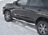 Фото Пороги труба d76 с накладкой (вариант 1) TOYOTA FORTUNER 2017-