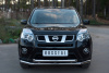 Защита переднего бампера d63/63 NISSAN X-Trail 2011-2014