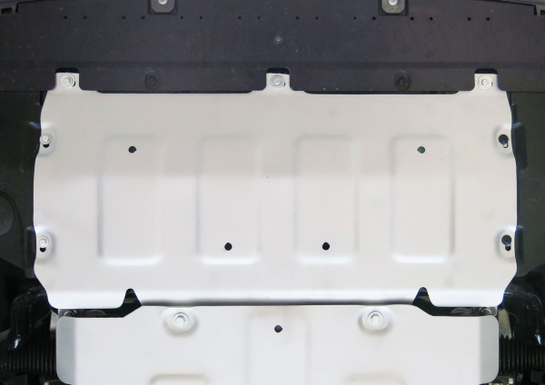 Фото Защита картера Rival для Audi Q5 АКПП 2017-н.в., алюминий 4 мм, с крепежом, 333.0337.1