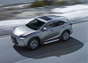 Пороги алюминиевые Rival "Bmw-Style" для Lexus NX 2014-2017