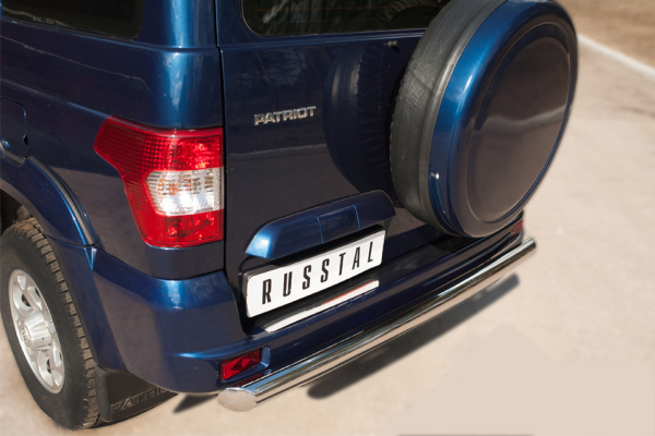 Фото Защита заднего бампера d76 (дуга) UAZ Patriot 2014