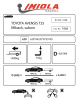 фото Фаркоп Imiola для Toyota Avensis лифтбек/седан 2003-2009