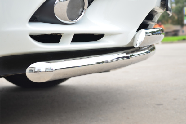 Фото Защита переднего бампера d63 (секции) 75х42 (дуга) INFINITI JX35-QX60 2013-2016