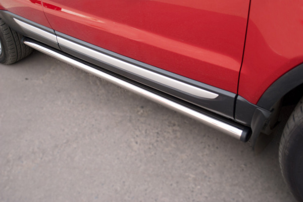 Фото Пороги труба d63 (вариант 2) LAND ROVER Range Rover Evoque Prestige u Pure 2011-2017