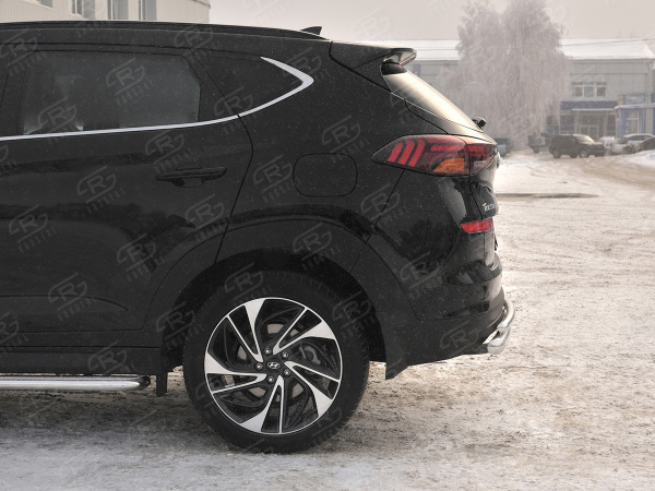 Фото Защита заднего бампера d63 дуга-d42 дуга HYUNDAI TUCSON 2018-