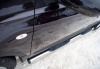 Пороги труба d76 c накладками (вариант 2) NISSAN Qashqai 2010-2013