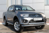 Фото Защита переднего бампера d63 (секции) d63 (дуга) MITSUBISHI L200 2014