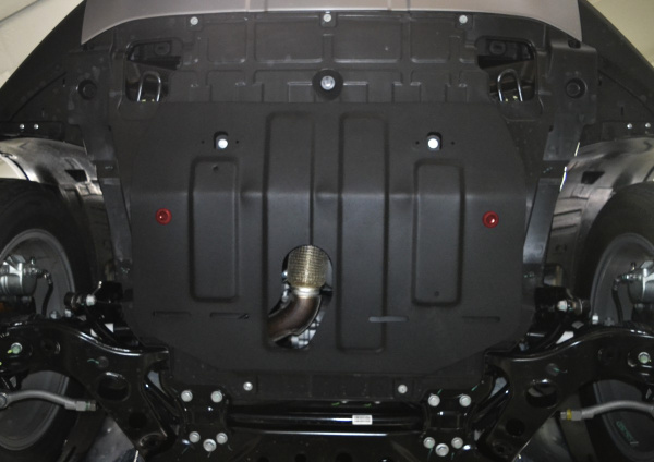 Фото Защита картера и КПП АвтоБроня для Geely Atlas 2018-н.в.