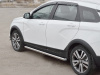 Фото Пороги труба d63 (вариант 3) LADA VESTA SW CROSS 2017-