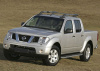 Пороги алюминиевые Rival "Premium" для Nissan Navara 2005-2010-2015