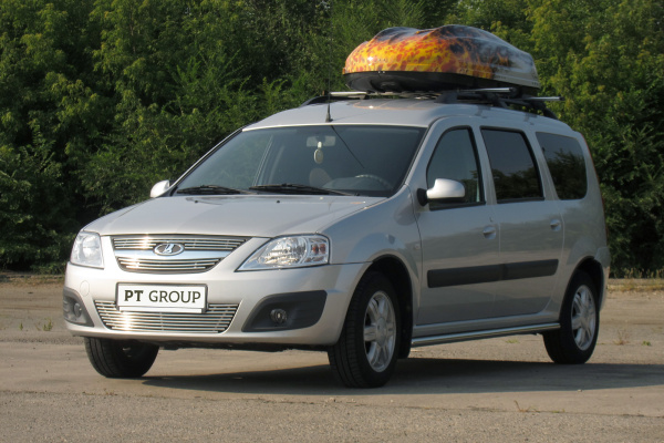 Фото Накладка на решетку бампера d10мм (НПС) LADA Largus 2012-