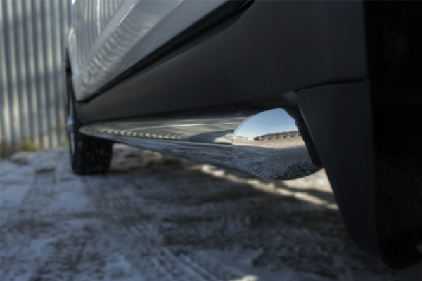 Фото Пороги труба d63 (вариант 1) GREAT WALL Hover H3 2014-