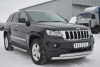 Фото Защита переднего бампера 75х42/75х42 овалы JEEP Grand Cherokee 2012