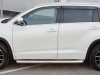 Фото Пороги труба d63 с листом (лист нерж, проф. нерж) (вариант 3) TOYOTA HIGHLANDER 2017