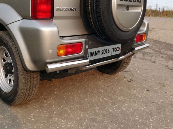 Фото Защита задняя 42,4/60,3 мм для Suzuki Jimny 2012-2018