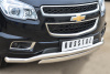 Фото Защита переднего бампера d63 (волна) 75х42 (дуга) CHEVROLET Trailblazer 2012-
