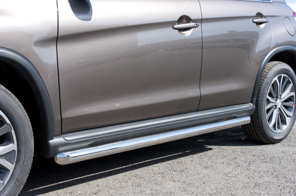 Фото Пороги труба d63 (вариант 1) PEUGEOT 4008 2012-2017