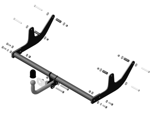фото Фаркоп Мотодор с Lada Largus I (2012-)