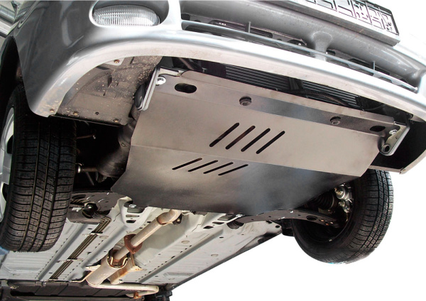 Фото Защита картера и КПП Автоброня для Chevrolet Lanos, МКПП, V - 1,5 2005-