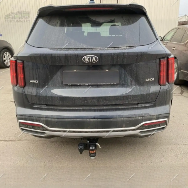 фото Фаркоп PT Group (Россия) «быстросъемный под квадрат» для KIA Sorento IV (2020-)