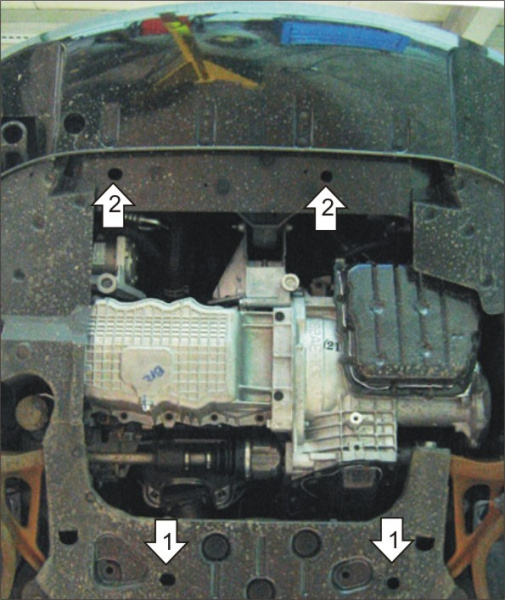 Фото Защита Motodor для картера и кпп Chrysler Sebring (2001-2006)