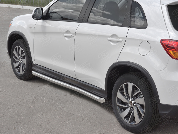 Фото Пороги труба d63 секции (вариант 1) MITSUBISHI ASX 2017-