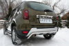 Фото Защита заднего бампера d42 (волна) RENAULT Duster 2015-