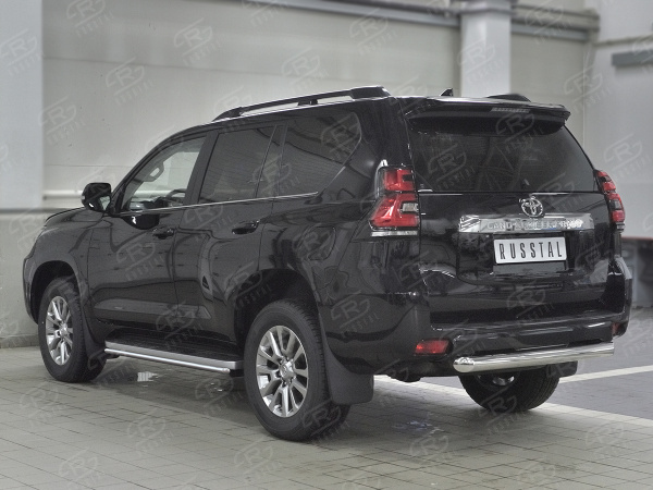 Фото Защита заднего бампера d76 дуга TOYOTA LC PRADO 150 2017-