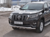 Фото Защита переднего бампера d63 секции-d63 секции+декор TOYOTA LC PRADO 150 2017-