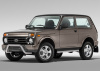 Защита переднего бампера d57 скоба Lada 4х4 Urban 3d 2014-