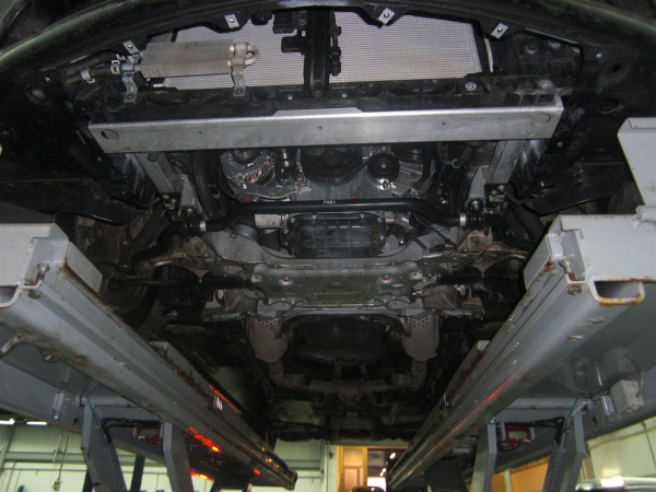 Фото Алюминиевая защита АКПП Infiniti M (2010 по наст.)