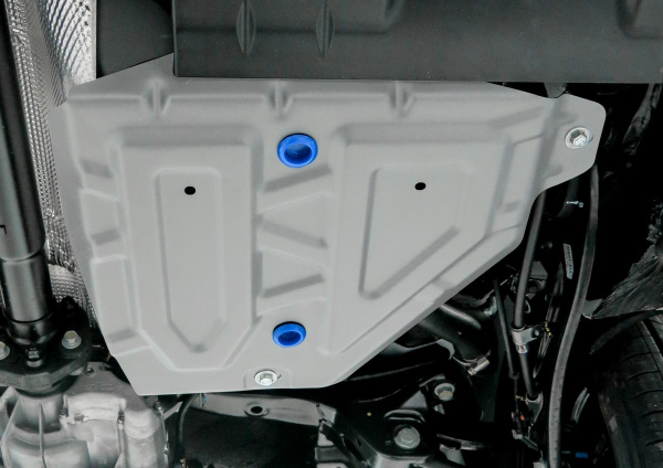 Фото Защита топливного бака Rival для Hyundai Creta 2016-н.в., алюминий 4 мм, с крепежом, 333.2365.1