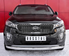 Защита переднего бампера 75х42 дуга KIA SORENTO PRIME CRDI 2015-2018