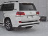 Фото Защита заднего бампера d76 дуга TOYOTA LC 200 2017 EXCALIBUR