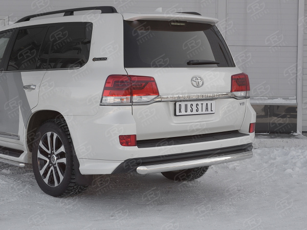 Фото Защита заднего бампера d76 дуга TOYOTA LC 200 2017 EXCALIBUR