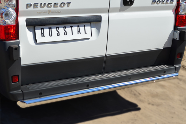 Фото Защита заднего бампера d63 (прямая) PEUGEOT Boxer L1H1 2006-2015