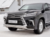 Фото Защита переднего бампера d42 волна-d42 дуга LEXUS LX450d-LX570 2015 (кроме F-Sport)