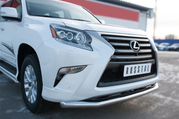 Фото Защита переднего бампера d63 (секции) LEXUS GX 460 2014-