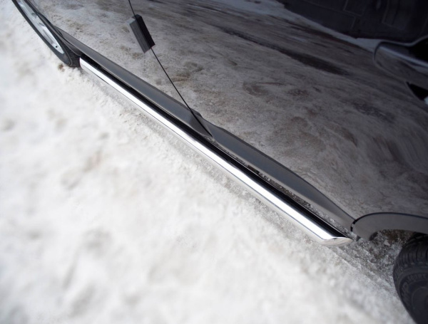 Фото Пороги труба d63 (вариант 1) NISSAN Qashqai+2 2010-2013