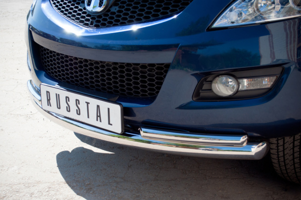 Фото Защита переднего бампера d76/42 GREAT WALL HOVER H5 2010-