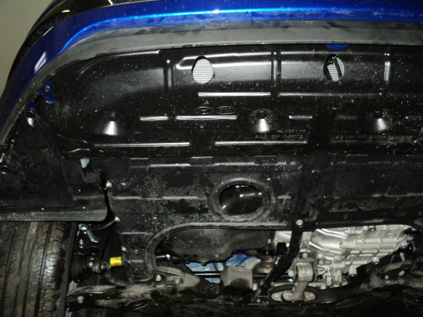 Фото Алюминиевая защита картера и КПП KIA Optima (2011 по наст.)