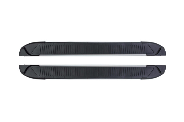 Фото Пороги алюминиевые (SHARK) KIA SELTOS 2020+