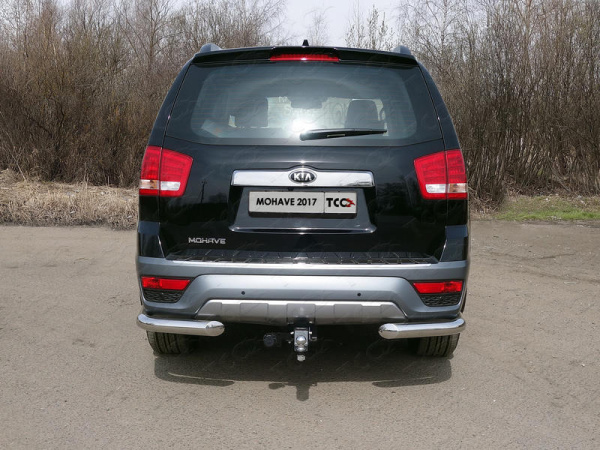 Фото Защита задняя (уголки) 76,1 мм для Kia Mohave 2017-