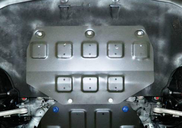 Фото Защита картера Rival (часть 1) для Hyundai Genesis 4WD 2014-2017/Genesis G80 4WD 2017-н.в./Genesis G90 4WD 2016-н.в., алюминий 4 мм, с крепежом, 333.2353.1