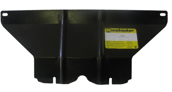 Фото Защита Motodor для картера, МКПП, РК и дифференциала (четыре части) Chevrolet TrailBlazer (2001-2006)