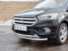 Фото Защита переднего бампера d63 секции-d75х42 дуга FORD KUGA 2016-