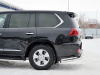 Фото Защита заднего бампера уголки d63 секции-d42 секции LEXUS LX450d-LX570 2015 (кроме F-Sport)