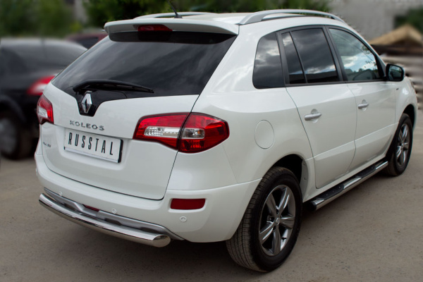 Фото Защита заднего бампера d76 RENAULT Koleos 2012-2016
