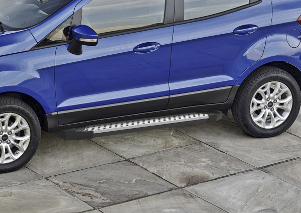 Фото Пороги алюминиевые Rival "Bmw-Style" для Ford Ecosport 2014-