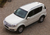 Пороги алюминиевые Rival "Premium-Black" для Ssang Yong Rexton 2007-2012-2016